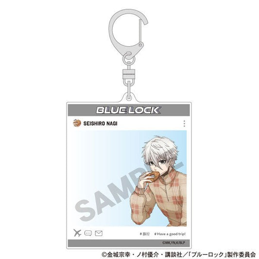 [Blue Lock] Travel Acrylic Keychain - Seishiro Nagi - Otaku Collectives