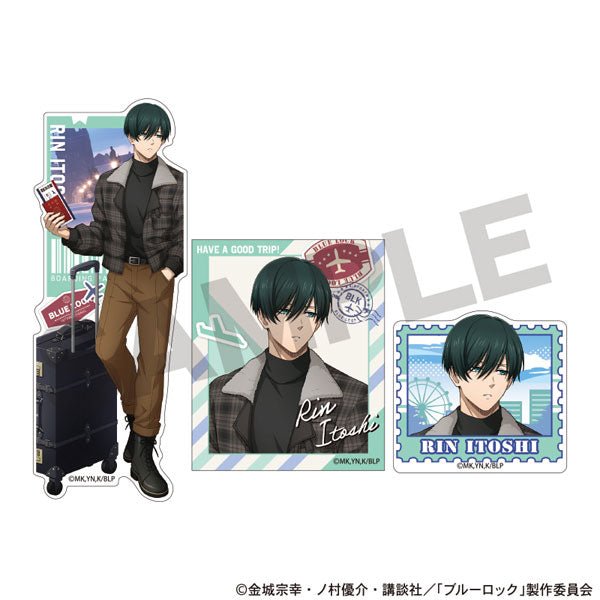 [Blue Lock] Travel Themed Sticker Pack - Rin Itoshi - Otaku Collectives