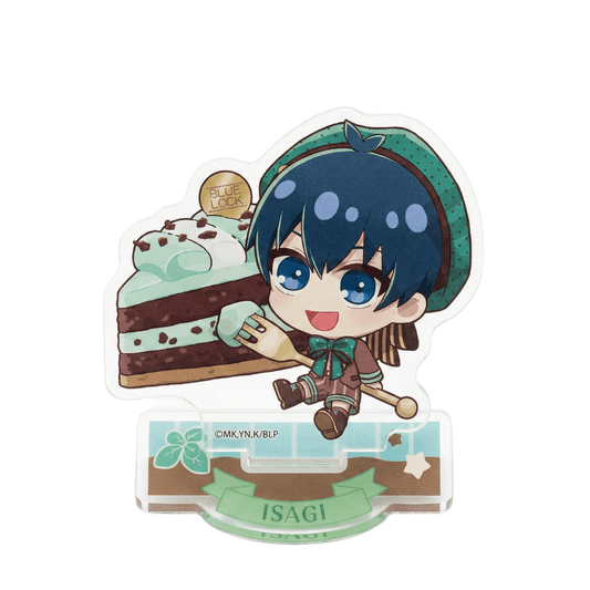 Blue Lock Yoichi Isagi Acrylic Stand Chara - Peco Chocolate Mint Ver. - Otaku Collectives