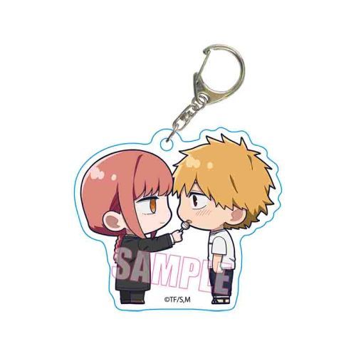 [Chainsaw Man] Petit Memo! Acrylic Key Ring - Makima & Denji - Otaku Collectives