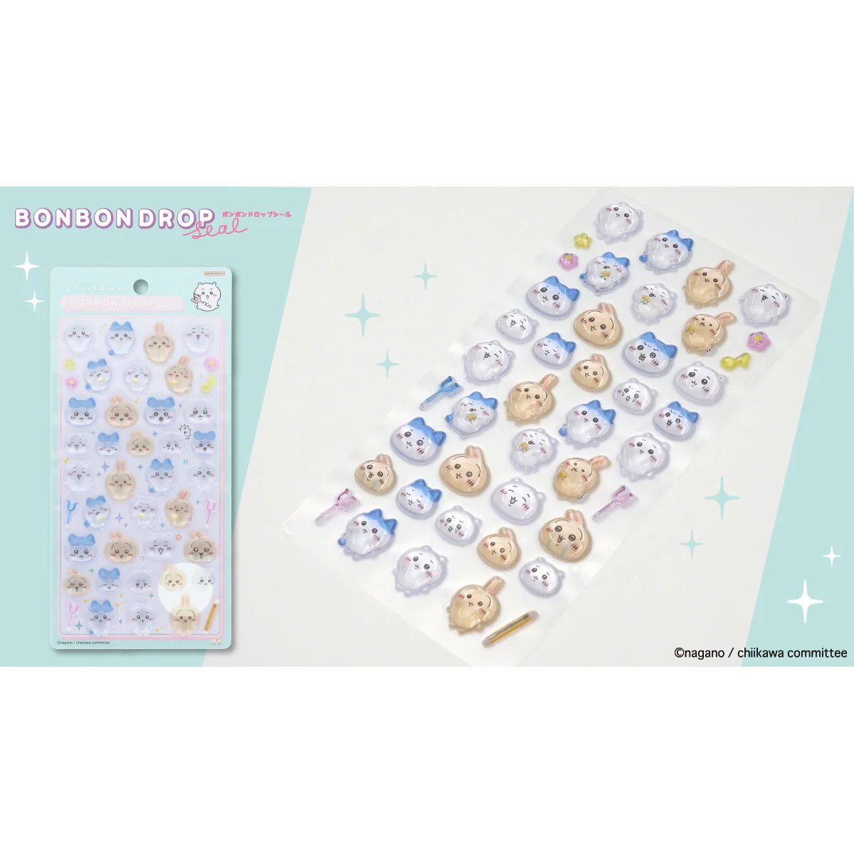 Chiikawa Bon Bon Drop Sticker Chiikawa Hachiware Usagi - Otaku Collectives