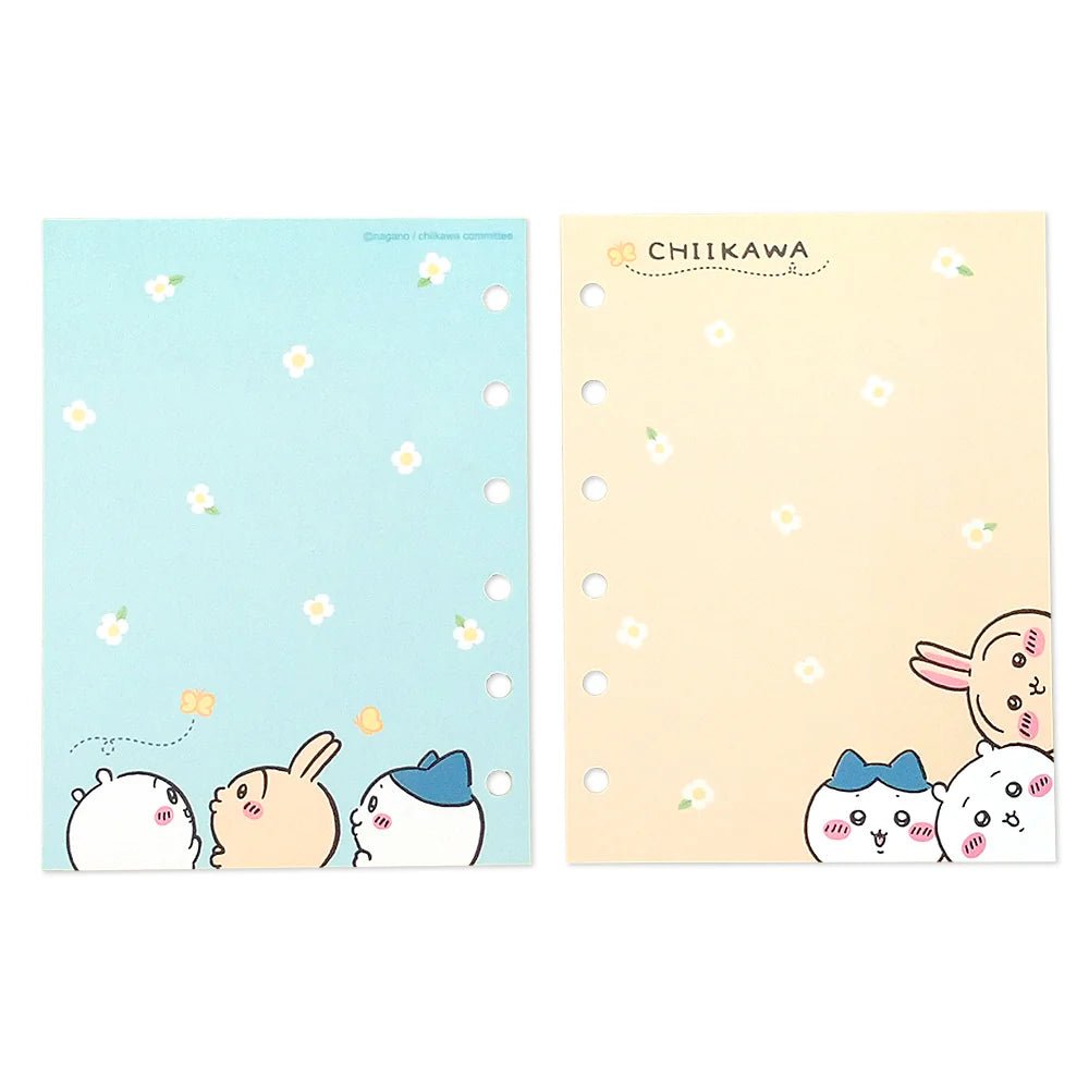Chiikawa Sticker Binder – Glitter PVC Sticker Album Organizer with 10 Sheets (Flower) - Otaku Collectives