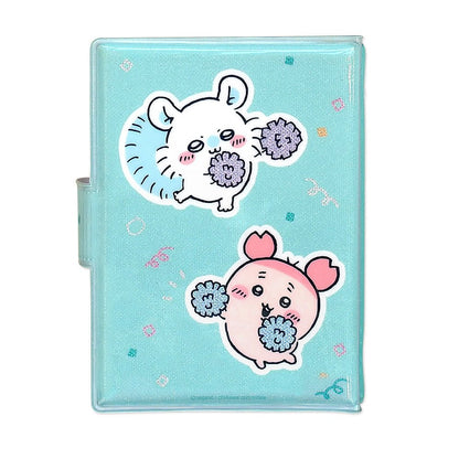 Chiikawa Sticker Binder – Glitter PVC Sticker Album Organizer with 10 Sheets (Let’s All Support Each Other) - Otaku Collectives