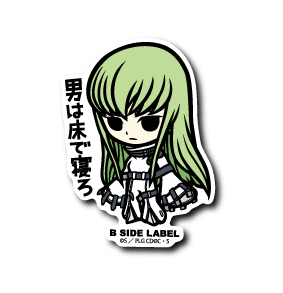 [Code Geass] B-Side Label Sticker- C.C. - Otaku Collectives