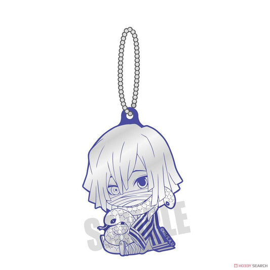 [Demon Slayer]: Gyugyutto Reflector Key Ring - Obanai Iguro - Otaku Collectives