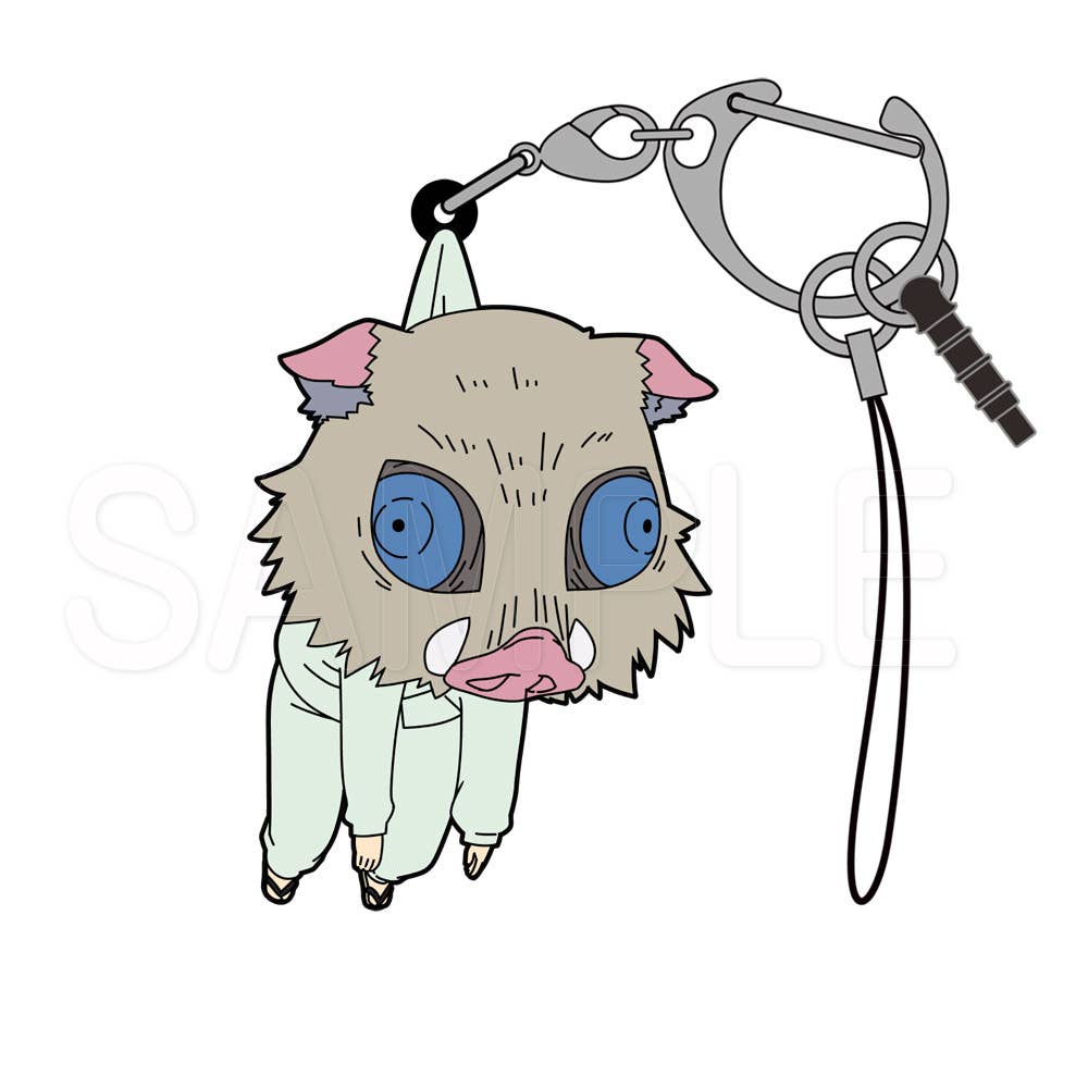 Demon Slayer Tsumamare Chibi Keychain - Inosuke Hashibira - Otaku Collectives