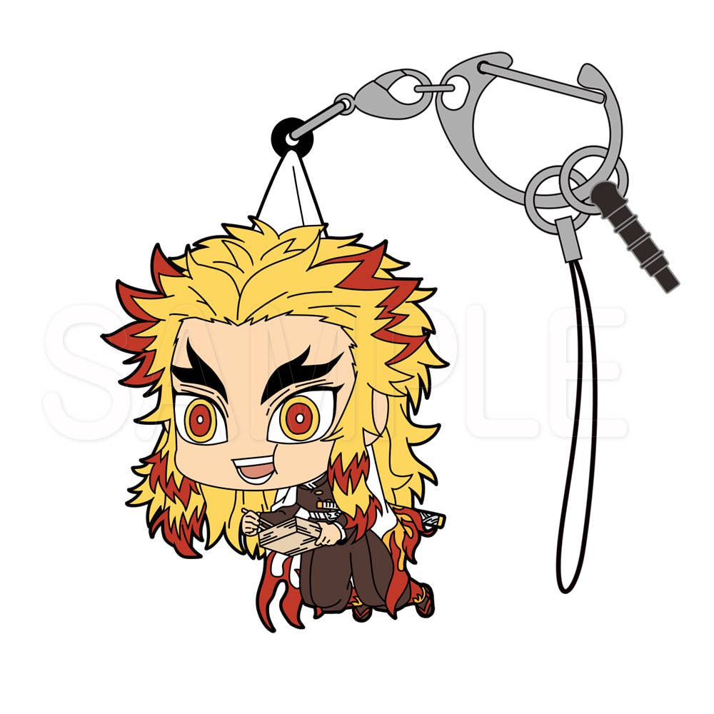 Demon Slayer Tsumamare Chibi Keychain - Rengoku - Otaku Collectives
