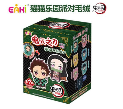EAKI Demon Slayer Kimetsu no Yaiba Cat Paradise Party Plush Blind Box Figure - Otaku Collectives