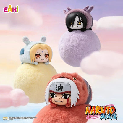 EAKI Naruto Shippuden Cute Beast Lying Party Series Plush Pendant Blind Box - Otaku Collectives