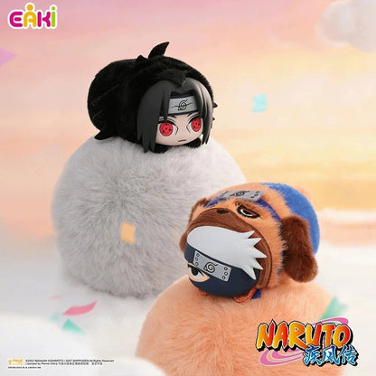 EAKI Naruto Shippuden Cute Beast Lying Party Series Plush Pendant Blind Box - Otaku Collectives