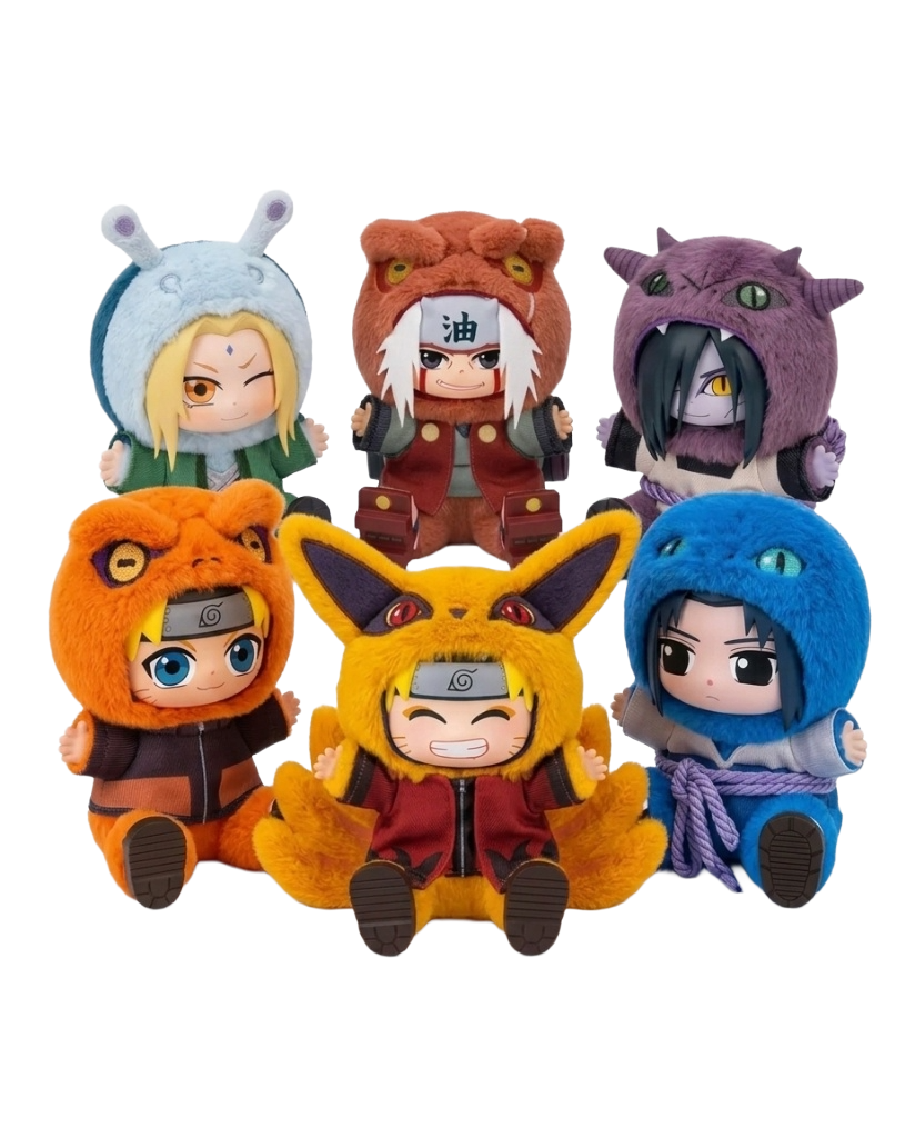 EAKI Naruto Shippuden Cute Beast Party Series 2 Blind Box Vinyl Plush Figure - Otaku Collectives