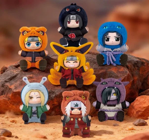 [Eaki] Naruto Shippuden Cute Beast Party Series 2 Keychain Plush **BLIND BOX** - Otaku Collectives