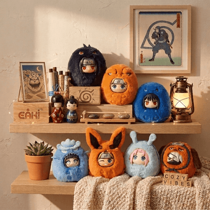 EAKI Naruto Shippuden Cute Dudu Series Plush Keychain Blind Box - Otaku Collectives