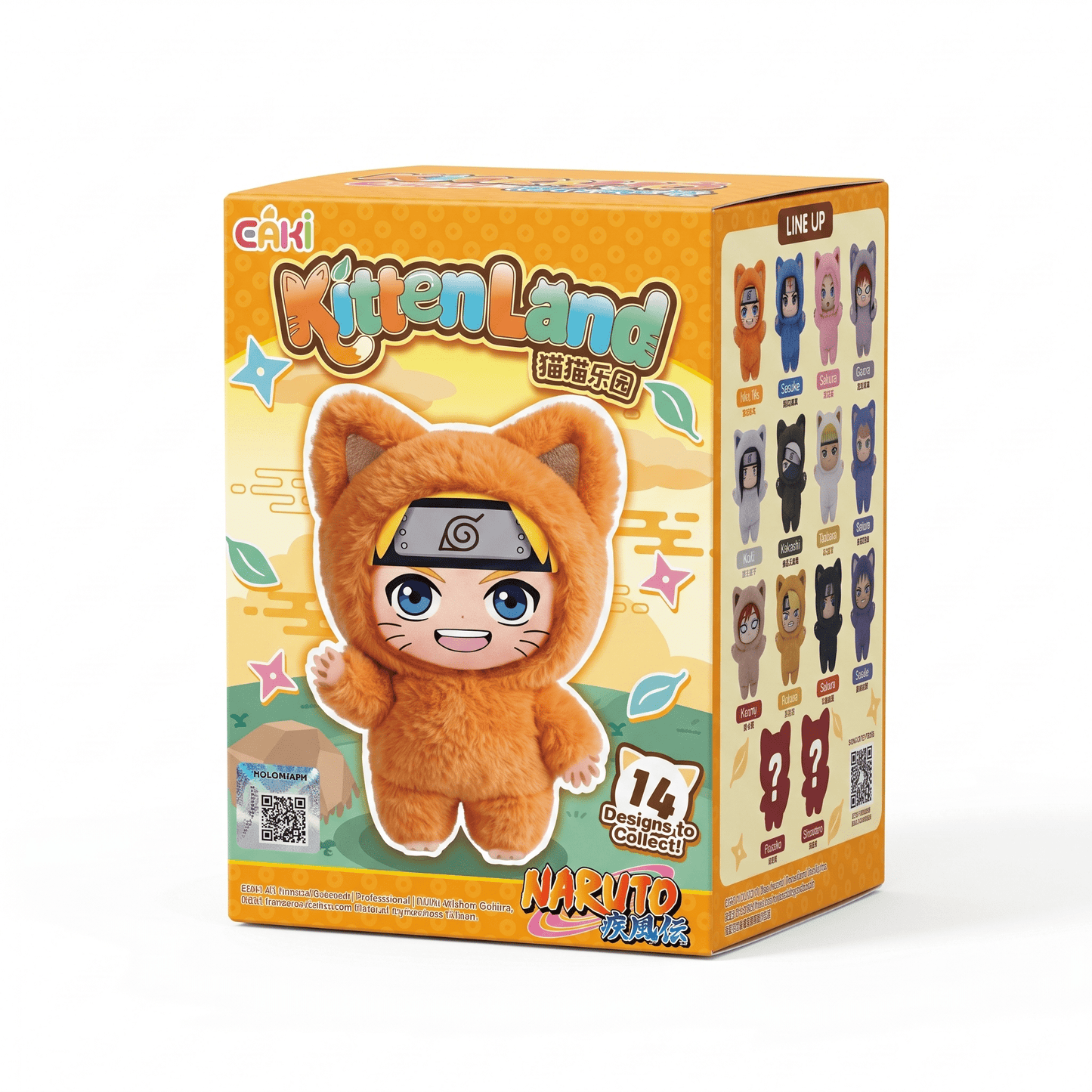 EAKI Naruto Shippuden Kitten Land Series Blind Box Plush Collection - Otaku Collectives