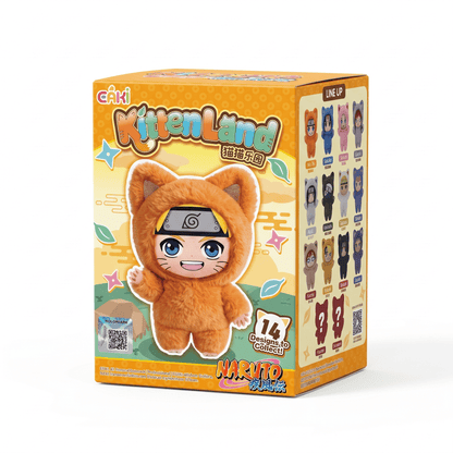 EAKI Naruto Shippuden Kitten Land Series Blind Box Plush Collection - Otaku Collectives