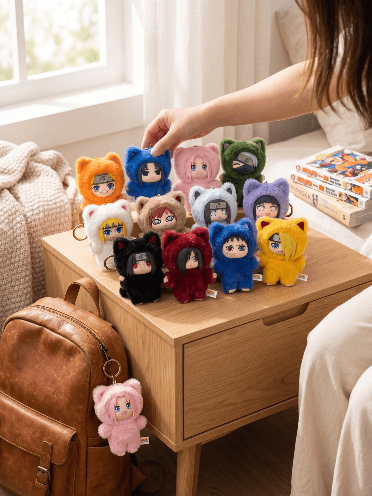 EAKI Naruto Shippuden Kitten Land Series Blind Box Plush Collection - Otaku Collectives