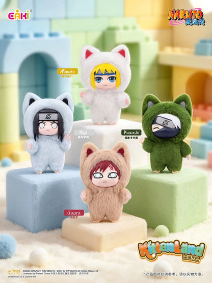 EAKI Naruto Shippuden Kitten Land Series Blind Box Plush Collection - Otaku Collectives