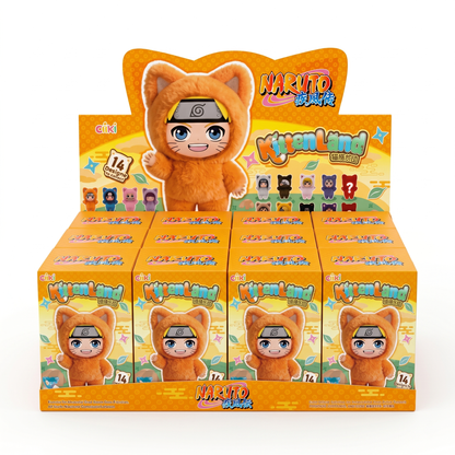 EAKI Naruto Shippuden Kitten Land Series Blind Box Plush Collection - Otaku Collectives