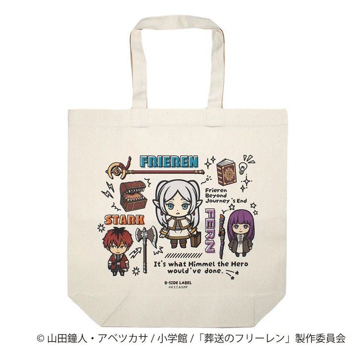 [Frieren] B - Side Label Tote Bag - New Party Gathering - Otaku Collectives