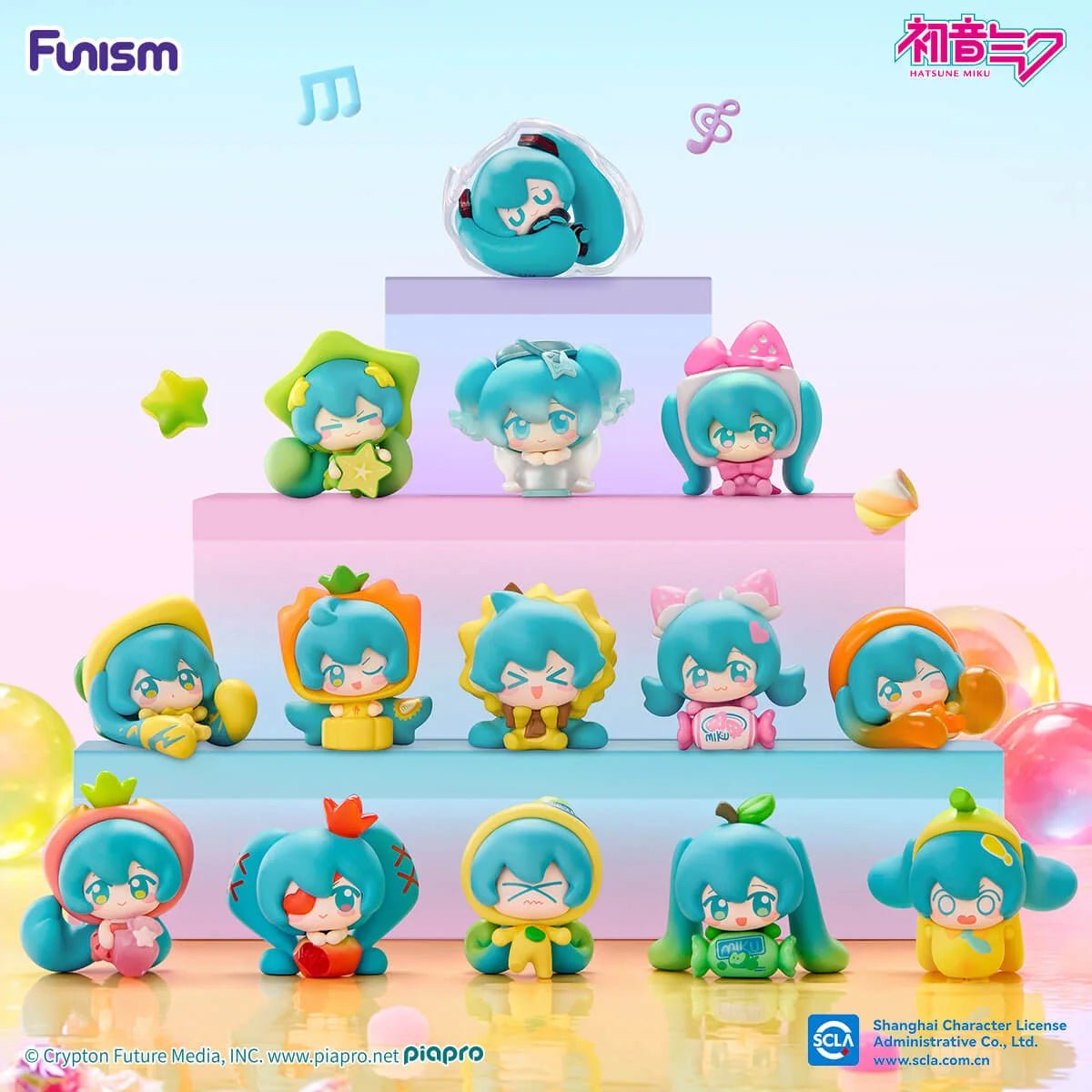 Funism Hatsune Miku Dopamine Qface Blind Box - Otaku Collectives