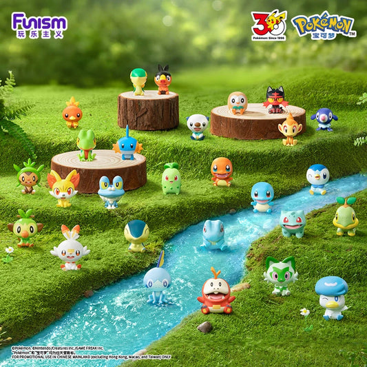 Funism Pokémon Palmsize Wonders 30th Anniversary First Partner Series Figures - Otaku Collectives