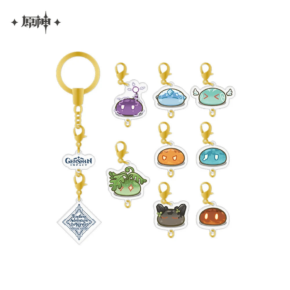 [Genshin Impact] 2023 Art Exhibition Series Slime Acrylic Keychain - Otaku Collectives