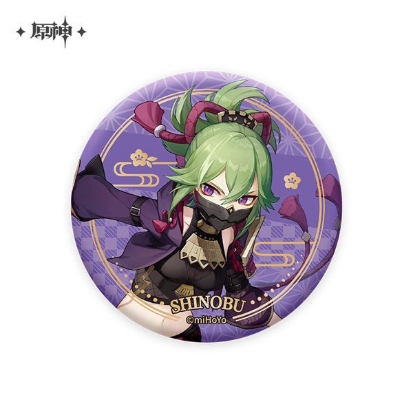 [Genshin Impact] Chara Can Badge Shinobu - Otaku Collectives