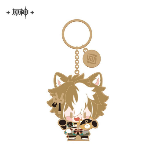 [Genshin Impact] Chibi Character Metal Pendant - Gorou - Otaku Collectives