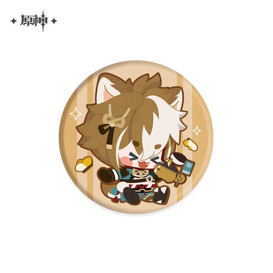 [Genshin Impact] Chibi Character Plushy Badge - Gorou - Canine Warrior - Otaku Collectives