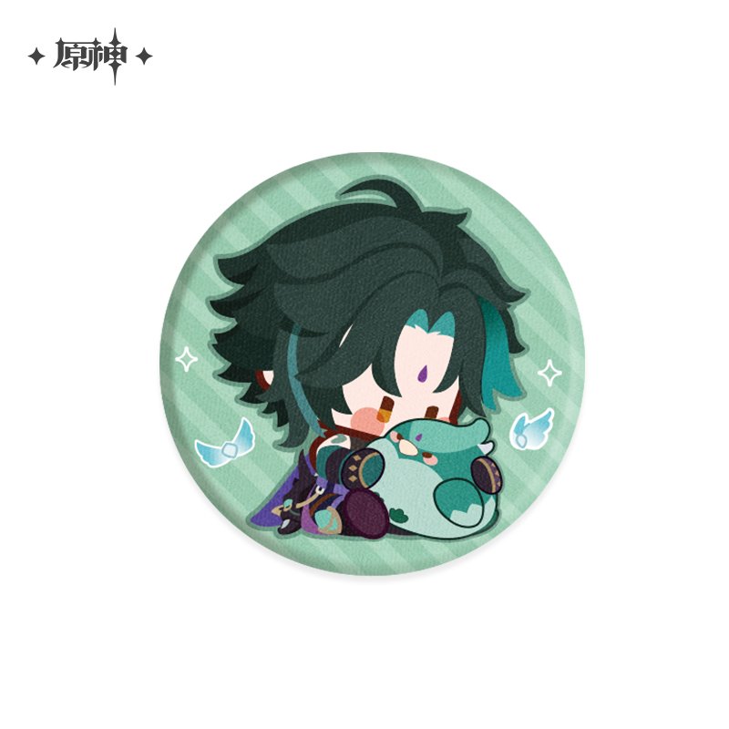 [Genshin Impact] Chibi Character Plushy Badge - Xiao - Vigilant Yaksha - Otaku Collectives