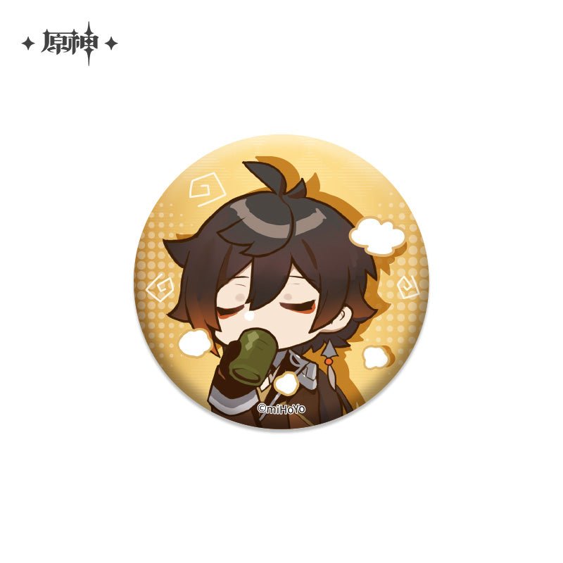 [Genshin Impact] Chibi Character Series Badge Vol.1 - Zhongli - Otaku Collectives