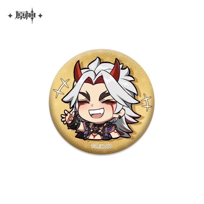 [Genshin Impact] Chibi Character Series Badge Vol.2 - Arataki Itto - Otaku Collectives