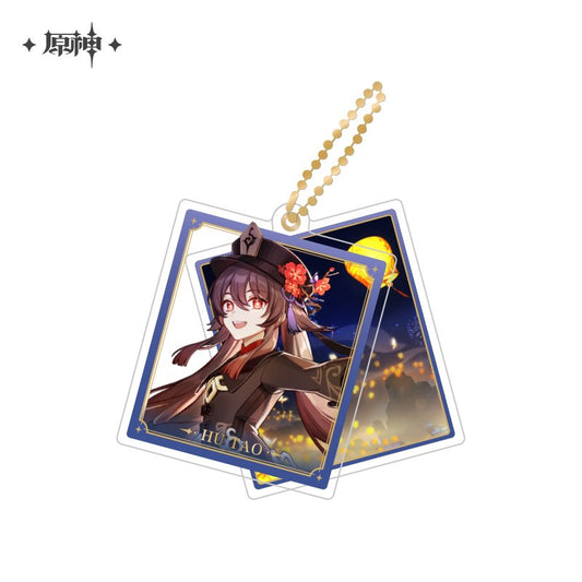 [Genshin Impact] Event Artwork Series Acrylic Pendant - Hutao - Otaku Collectives