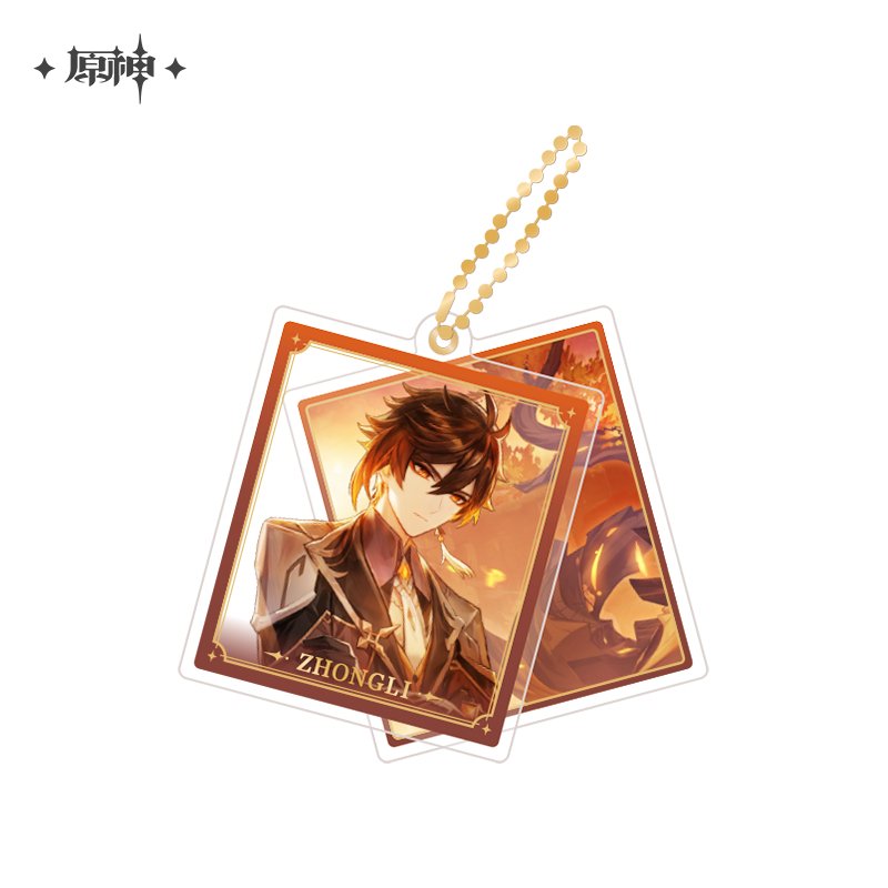 [Genshin Impact] Event Artwork Series Acrylic Pendant - Zhongli - Otaku Collectives