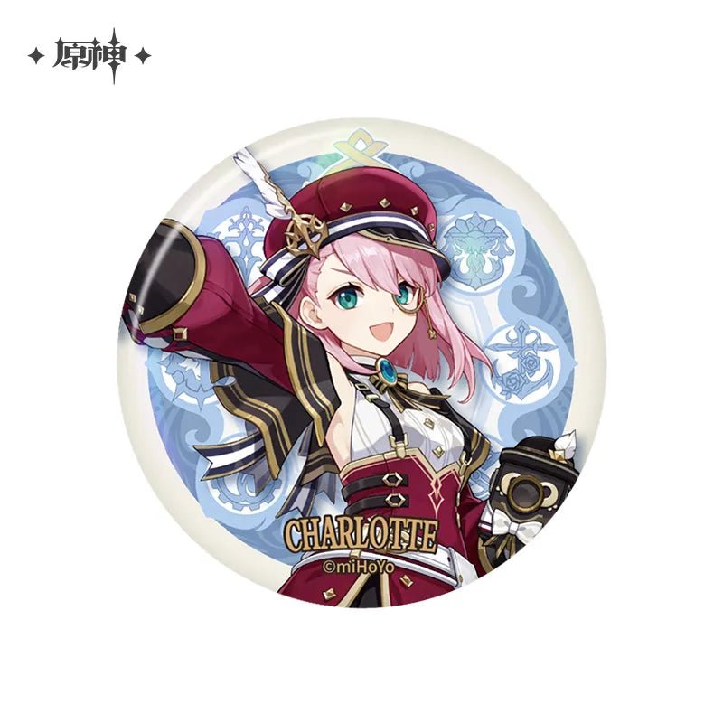 [Genshin Impact] Fontaine Theme Series Character Badge - Charlotte - Otaku Collectives