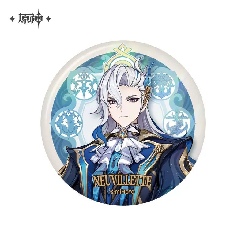 [Genshin Impact] Fontaine Theme Series Character Badge - Neuvillette - Otaku Collectives