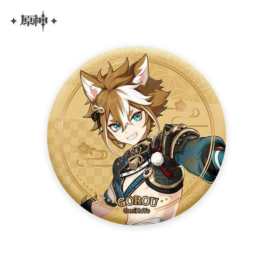 [Genshin Impact] Inazuma Character Badge - Gorou - Otaku Collectives