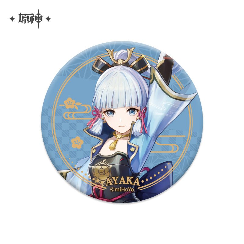 [Genshin Impact] Inazuma Character Badge - Kamisato Ayaka - Otaku Collectives