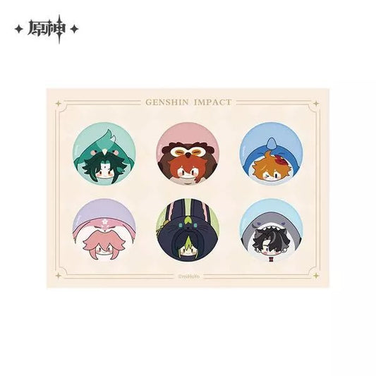 [Genshin Impact] Mini Can Badge Set - Genshin Impact Teyvat Zoo Series - Otaku Collectives