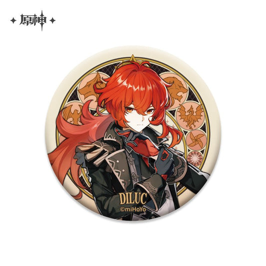 [Genshin Impact] Mondstadt Character Badge - Diluc - Otaku Collectives