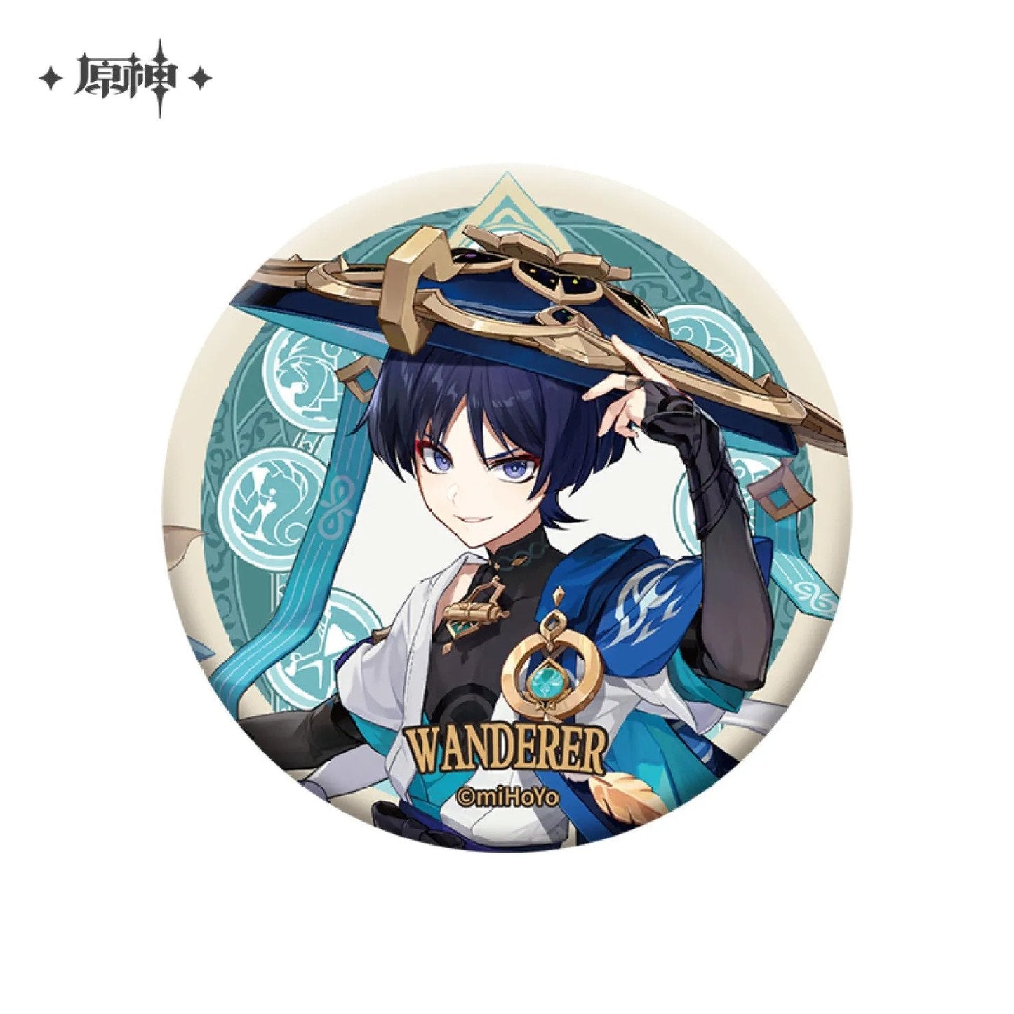 [Genshin Impact] Sumeru Character Badge - Scaramouche / Wanderer - Otaku Collectives