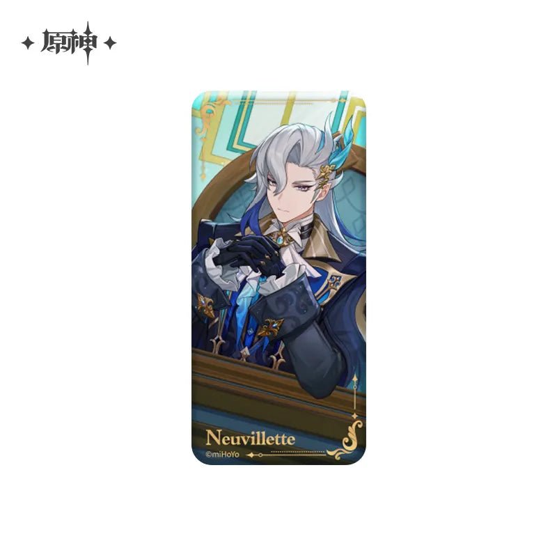 [Genshin Impact] Theme Series Square Badge - Neuvillette / B - Otaku Collectives