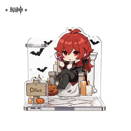 [Genshin Impact] Wicked Halloween Costumes Series - Pen Holder Acrylic Stand Diluc - Otaku Collectives