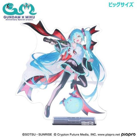 [Gundam] Gundam 45th Anniversary x Hatsune Miku Big Acrylic Stand - Hatsune Miku/ Aile Strike Gundam - Otaku Collectives