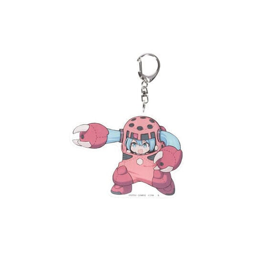 [Gundam] Gundam 45th Anniversary x Hatsune Miku Keychain - Z'Gok (Char Exclusive) - Otaku Collectives