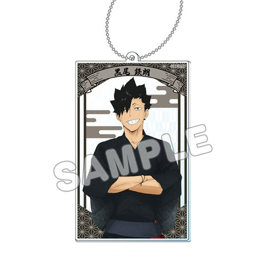 [Haikyuu!] Festival Square Acrylic Keychain - Tetsuro Kuroo - Otaku Collectives