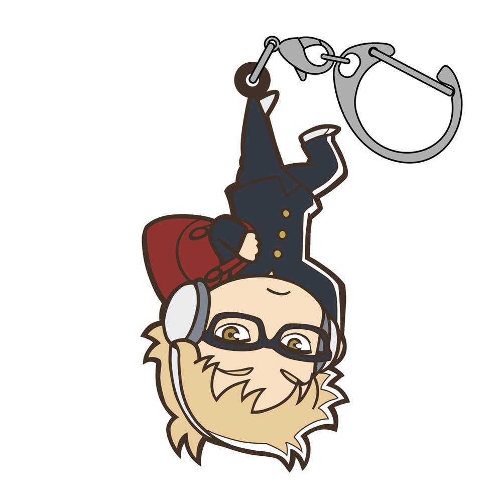 Haikyuu Tsumamare Chibi Keychain - Kei Tsukishima (School Commute Version) - Otaku Collectives