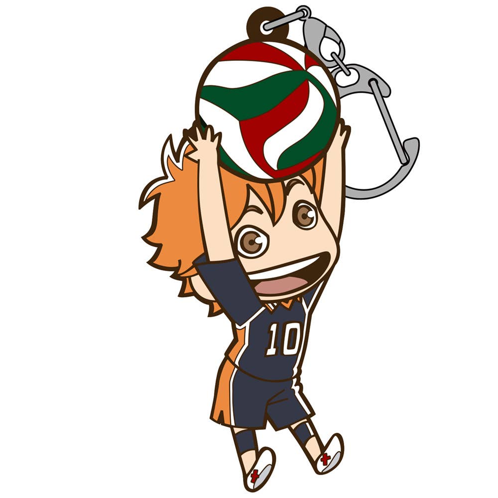 Haikyuu Tsumamare Chibi Keychain - Shoyo Hinata (Uniform Version) - Otaku Collectives