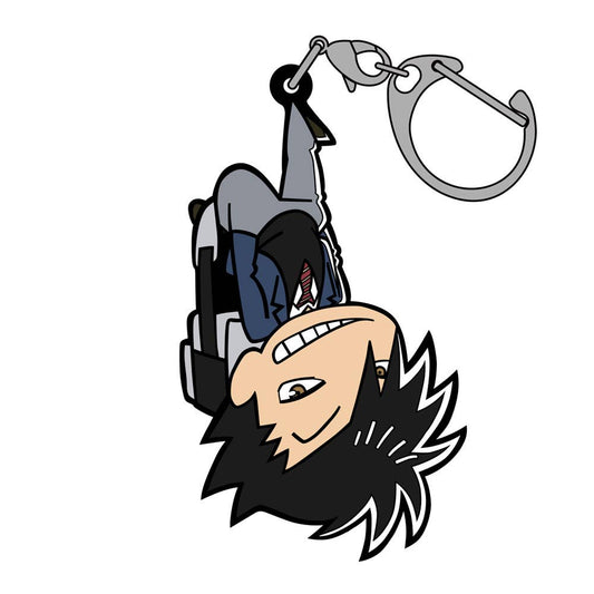 Haikyuu Tsumamare Chibi Keychain - Tetsuro Kuroo (School Commute Version) - Otaku Collectives