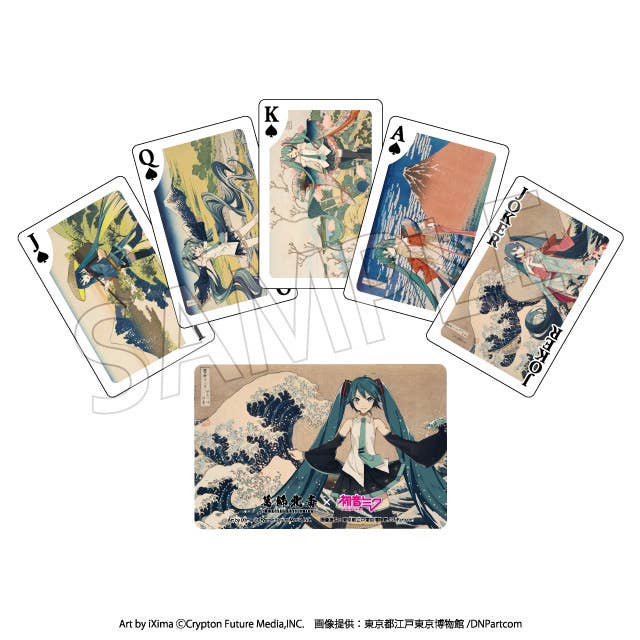 [Hatsune Miku] Hokusai Katsushika Collaboration Playing Cards - Otaku Collectives